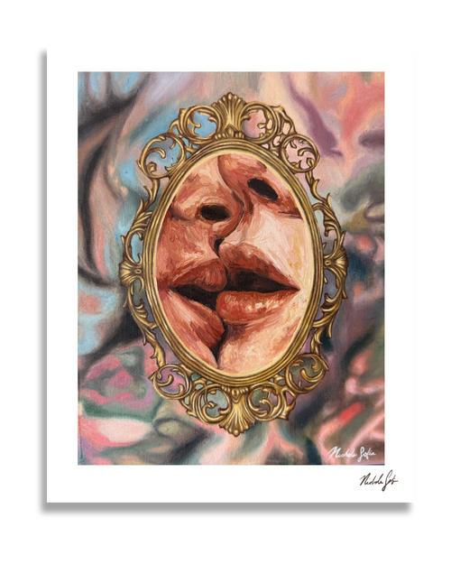 Falsedad de Eros Impresión artística